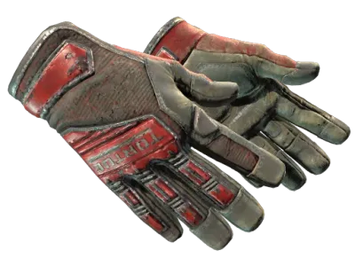 ★ Specialist Gloves | Crimson Web (Battle-Scarred)