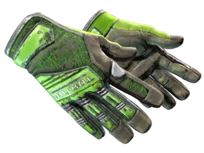 ★ Specialist Gloves | Emerald Web (Battle-Scarred)