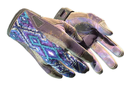 ★ Sport Gloves | Violet Beadwork (Battle-Scarred)