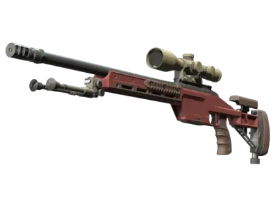 SSG 08 | Red Stone (Minimal Wear)