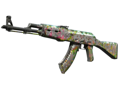 StatTrak™ AK-47 | Head Shot (Well-Worn)