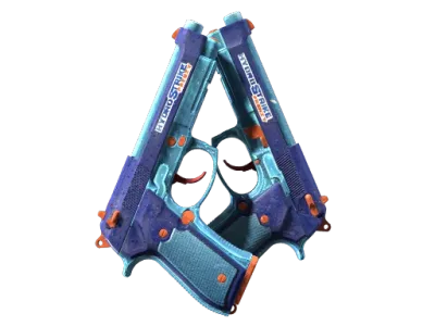 StatTrak™ Dual Berettas | Hydro Strike (Minimal Wear)