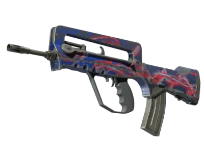 StatTrak™ FAMAS | Afterimage (Field-Tested) skin