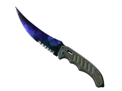 ★ StatTrak™ Flip Knife | Doppler (Factory New) skin