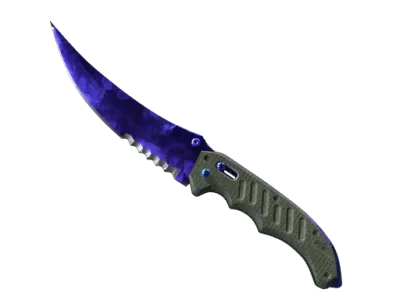 ★ StatTrak™ Flip Knife | Doppler Sapphire (Factory New)