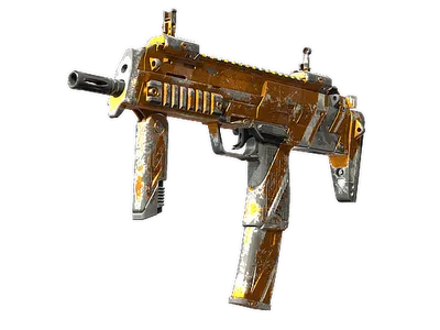 StatTrak™ MP7 | Amberline (Battle-Scarred)