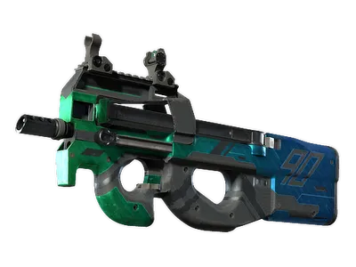 StatTrak™ P90 | Wave Breaker (Well-Worn)