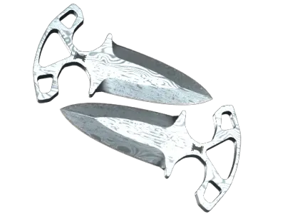 ★ StatTrak™ Shadow Daggers | Damascus Steel (Well-Worn)