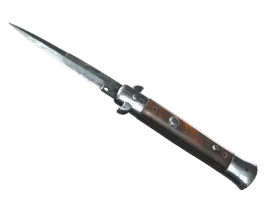 ★ StatTrak™ Stiletto Knife | Damascus Steel (Minimal Wear)