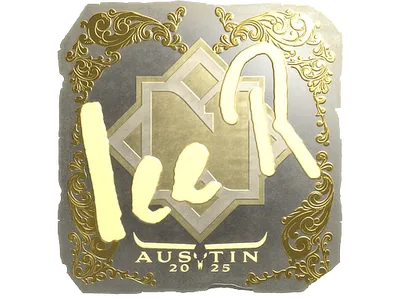 Sticker | 1eeR (Gold) | Austin 2025