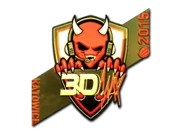 Sticker | 3DMAX (Gold) | Katowice 2015