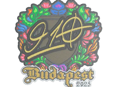 Sticker | 910 (Embroidered) | Budapest 2025