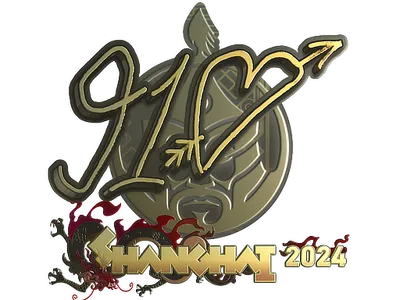 Sticker | 910 (Gold) | Shanghai 2024