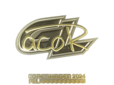 Sticker | acoR (Gold) | Copenhagen 2024