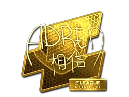 Sticker | AdreN (Gold) | Atlanta 2017