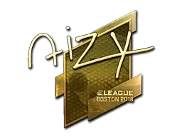 Sticker | aizy (Gold) | Boston 2018