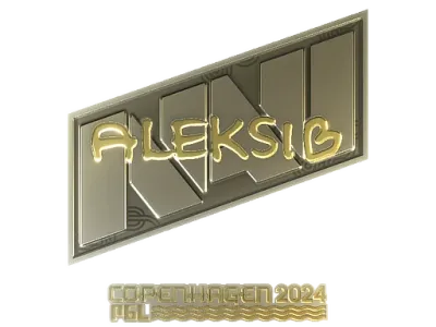 Sticker | Aleksib (Gold) | Copenhagen 2024