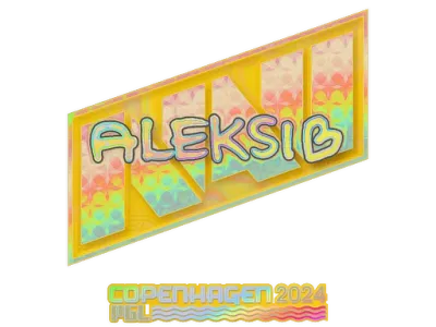 Sticker | Aleksib (Holo) | Copenhagen 2024