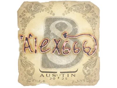 Sticker | alex666 | Austin 2025