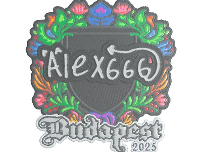 Sticker | alex666 (Embroidered) | Budapest 2025