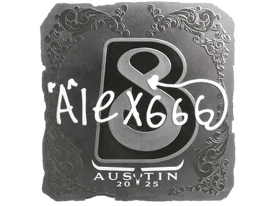 Sticker | alex666 (Foil) | Austin 2025