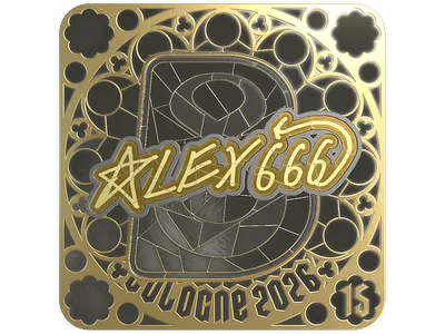Sticker | alex666 (Gold, Ranked) | Cologne 2026