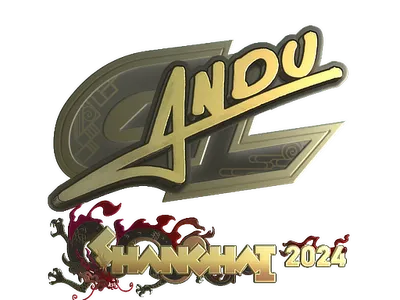 Sticker | aNdu (Gold) | Shanghai 2024