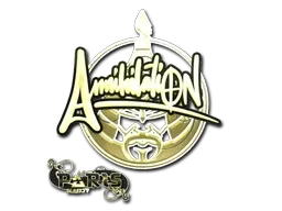 Sticker | ANNIHILATION (Gold) | Paris 2023