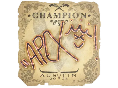 Sticker | apEX (Champion) | Austin 2025