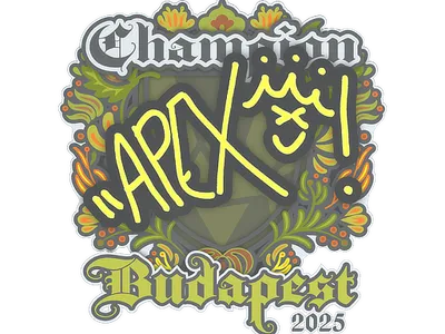 Sticker | apEX (Champion) | Budapest 2025