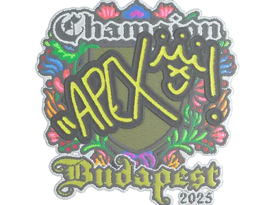 Sticker | apEX (Embroidered, Champion) | Budapest 2025