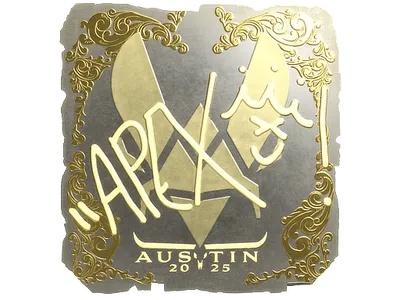 Sticker | apEX (Gold) | Austin 2025