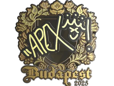 Sticker | apEX (Gold) | Budapest 2025