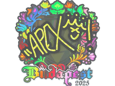 Sticker | apEX (Holo) | Budapest 2025