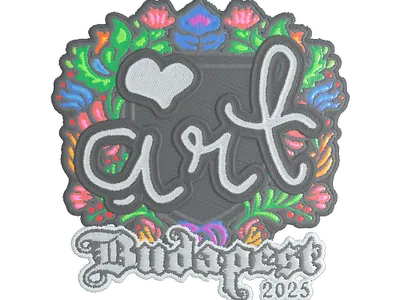 Sticker | arT (Embroidered) | Budapest 2025