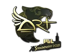 Sticker | arT (Gold) | Stockholm 2021