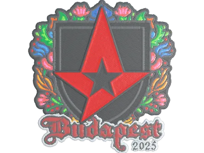 Sticker | Astralis (Embroidered) | Budapest 2025