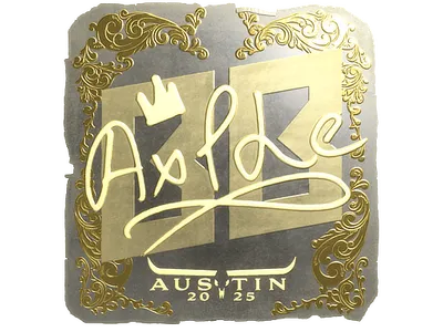 Sticker | Ax1Le (Gold) | Austin 2025