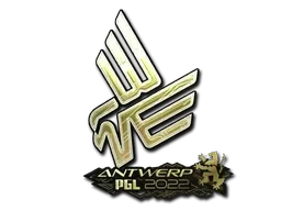 Sticker | Bad News Eagles (Gold) | Antwerp 2022