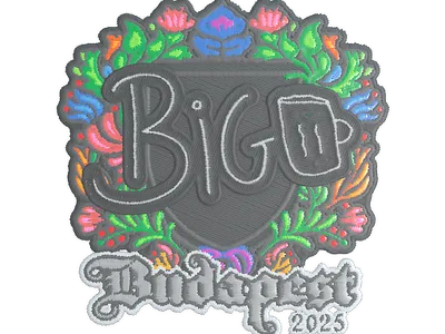 Sticker | biguzera (Embroidered) | Budapest 2025