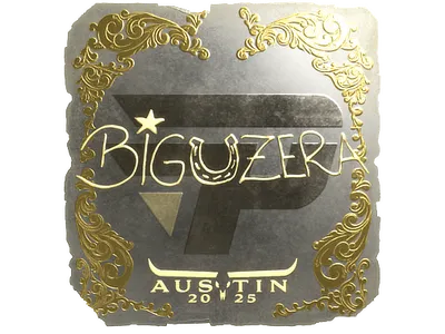 Sticker | biguzera (Gold) | Austin 2025