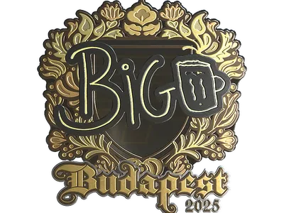 Sticker | biguzera (Gold) | Budapest 2025