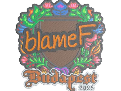 Sticker | blameF (Embroidered) | Budapest 2025