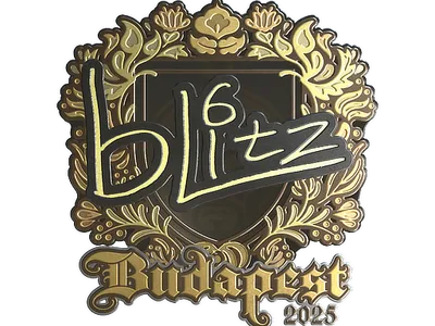Sticker | bLitz (Gold) | Budapest 2025