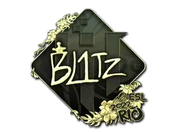 Sticker | bLitz (Gold) | Rio 2022