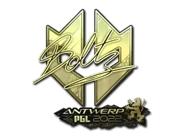 Sticker | boltz (Gold) | Antwerp 2022