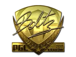 Sticker | boltz (Gold) | Krakow 2017