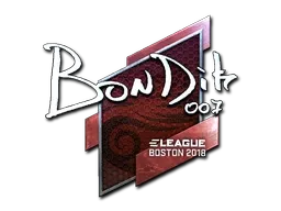 Sticker | bondik (Foil) | Boston 2018