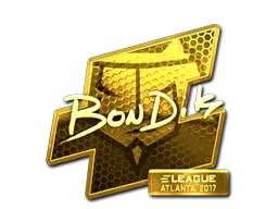 Sticker | bondik (Gold) | Atlanta 2017