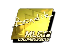 Sticker | bondik (Gold) | MLG Columbus 2016